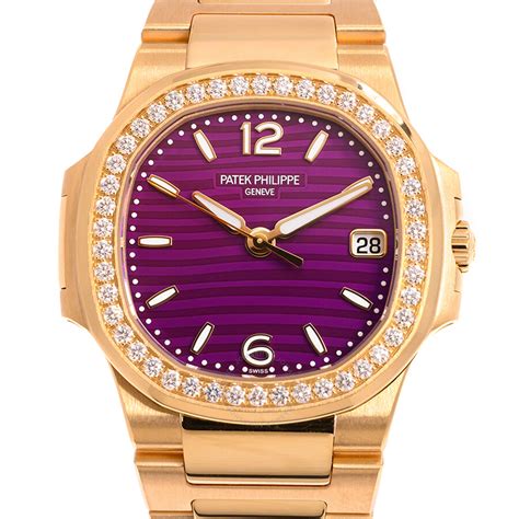 patek philippe nautilus purple dial|patek philippe nautilus 5711 price.